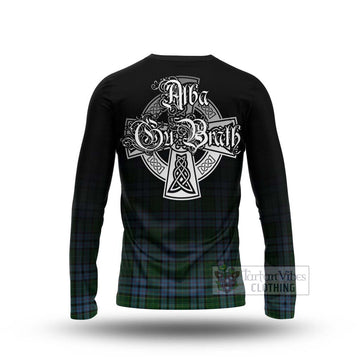 Forsyth Tartan Long Sleeve T-Shirt Featuring Alba Gu Brath Family Crest Celtic Inspired - Tartan Vibes Clothing