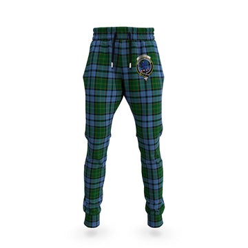 Forsyth Tartan Joggers Pants with Family Crest