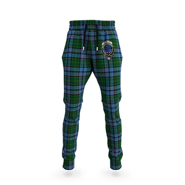 Forsyth Tartan Joggers Pants with Family Crest 5XL - Tartan Vibes Clothing