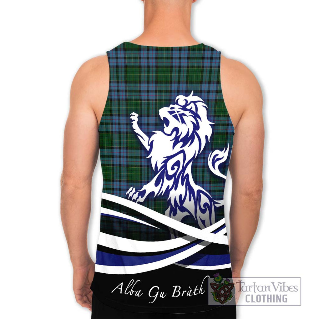 Forsyth Tartan Men's Tank Top with Alba Gu Brath Regal Lion Emblem - Tartan Vibes Clothing