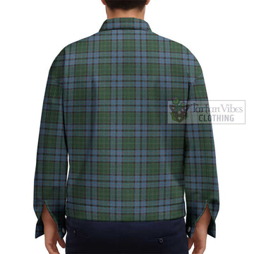 Forsyth Tartan Unisex Lapel Cotton Jacket - Tartan Vibes Clothing