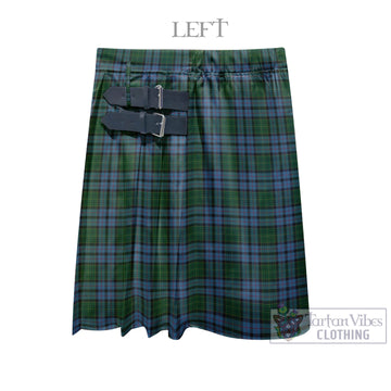 Forsyth Tartan Men's Pleated Skirt - Fashion Casual Retro Scottish Kilt Style