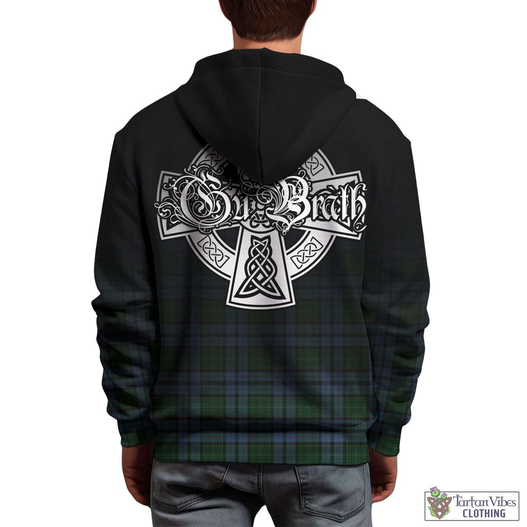 Forsyth Tartan Hoodie Featuring Alba Gu Brath Family Crest Celtic Inspired - Tartan Vibes Clothing
