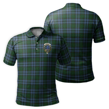 Forsyth Tartan Men's Polo Shirt with Family Crest