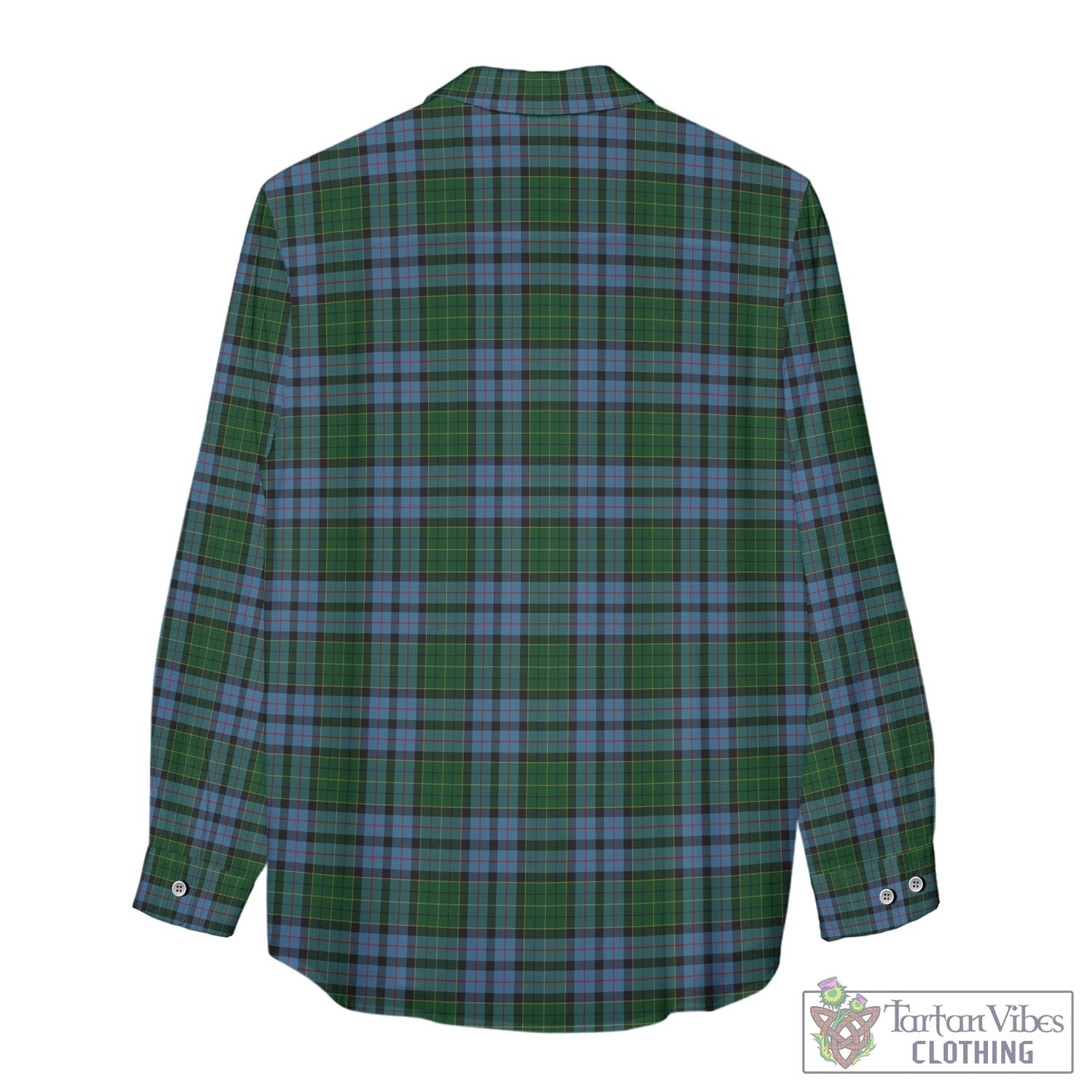 Forsyth Tartan Women's Casual Shirt with Family Crest - Tartan Vibes Clothing