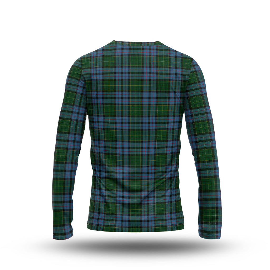 Forsyth Tartan Long Sleeve T-Shirt with Family Crest - Tartan Vibes Clothing