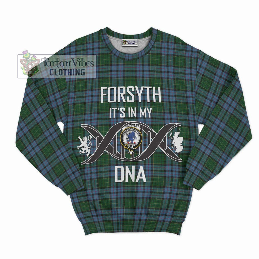 Forsyth Tartan Sweatshirt with Family Crest DNA In Me Style - Tartan Vibes Clothing