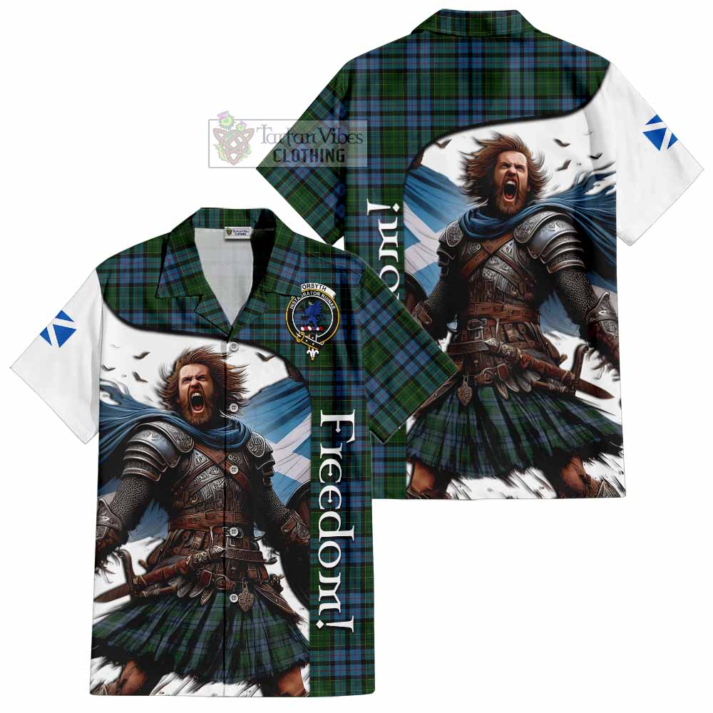 Forsyth Crest Tartan Hawaiian Shirt Inspired by the Freedom of Scottish Warrior - Tartan Vibes Clothing