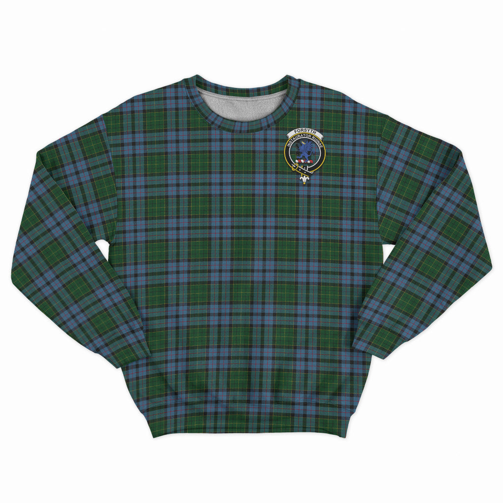 Forsyth Tartan Sweatshirt with Family Crest - Tartan Vibes Clothing