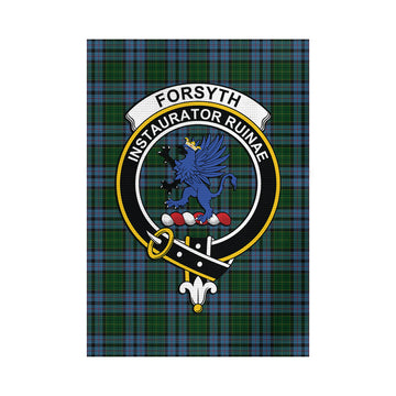 Forsyth Tartan Flag with Family Crest - Tartan Vibes Clothing