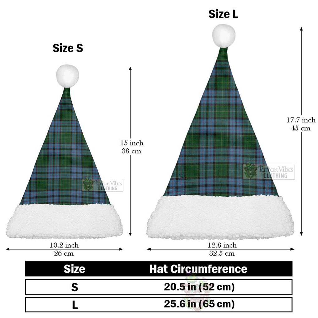 Forsyth Tartan Christmas Santa Hats Christmas Hat L 25.6in (65cm) - Tartan Vibes Clothing