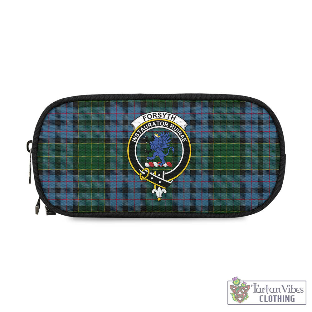 Forsyth Tartan Pen and Pencil Case with Family Crest - Tartan Vibes Clothing