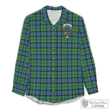 Forsyth Ancient Tartan Womens Casual Shirt with Family Crest
