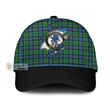Forsyth Ancient Tartan Classic Cap with Family Crest In Me Style