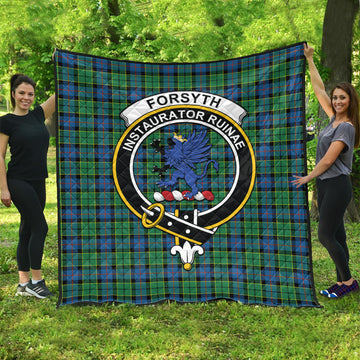 forsyth-ancient-tartan-quilt-with-family-crest