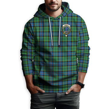 Forsyth Ancient Tartan Hoodie with Family Crest