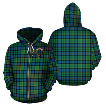 Forsyth Ancient Tartan Hoodie with Family Crest