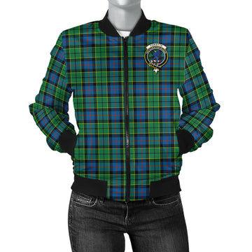 Forsyth Ancient Tartan Bomber Jacket with Family Crest