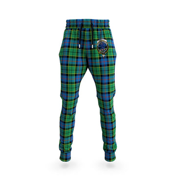 Forsyth Ancient Tartan Joggers Pants with Family Crest