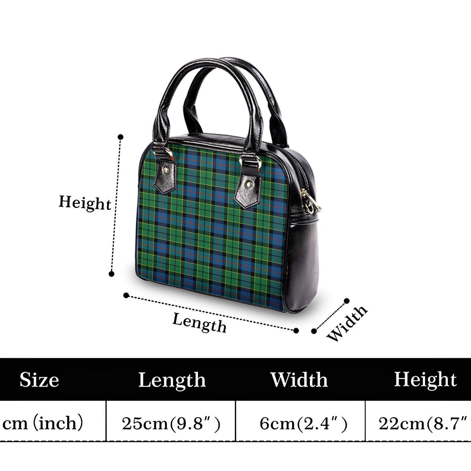 Forsyth Ancient Tartan Shoulder Handbags - Tartanvibesclothing