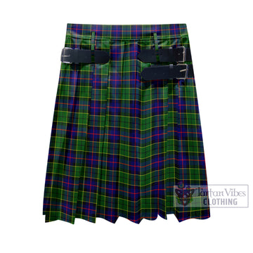 Forsyth Modern Tartan Men's Pleated Skirt - Fashion Casual Retro Scottish Kilt Style