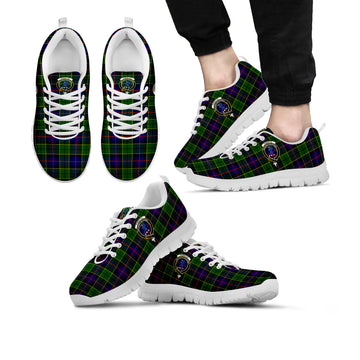 Forsyth Modern Tartan Sneakers with Family Crest