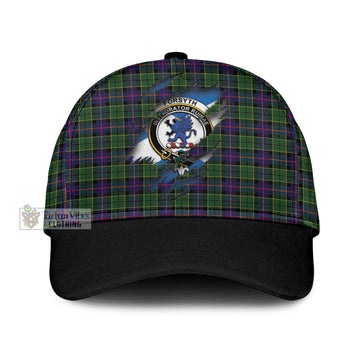Forsyth Modern Tartan Classic Cap with Family Crest In Me Style