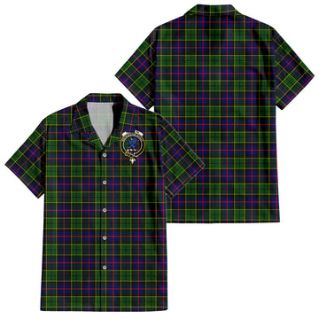 forsyth-modern-tartan-short-sleeve-button-down-shirt-with-family-crest