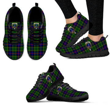 Forsyth Modern Tartan Sneakers with Family Crest