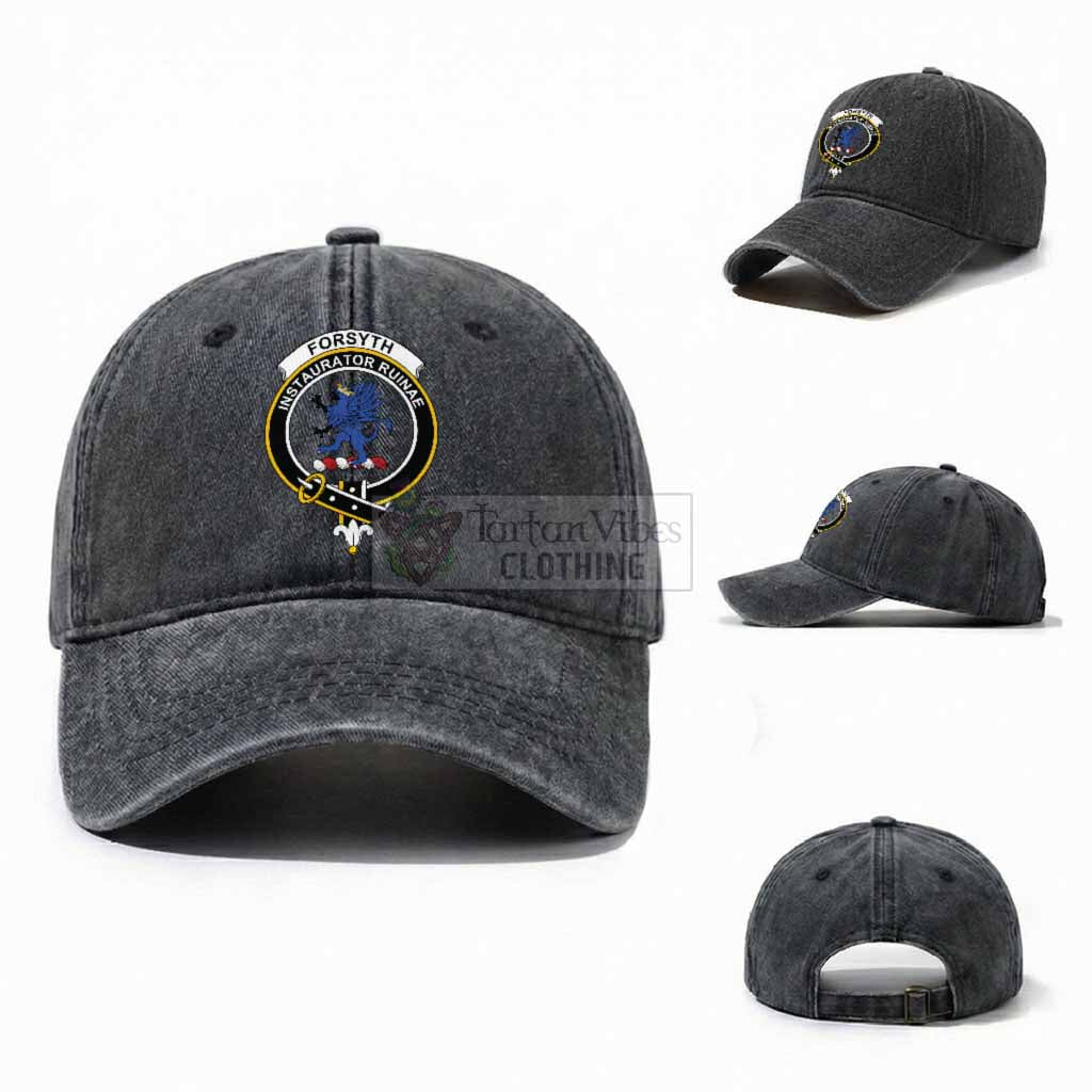 Forsyth Scottish Clan Crest Washed Baseball Cap