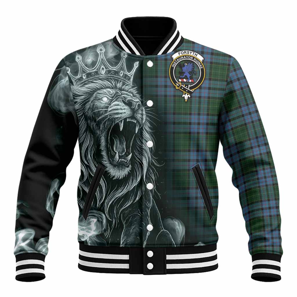 Forsyth Tartan Baseball Jacket Roaring Lion Heritage