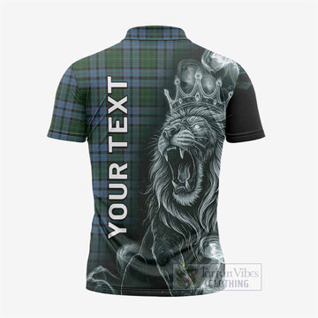 Forsyth Tartan Zipper Polo Shirt Roaring Lion Heritage