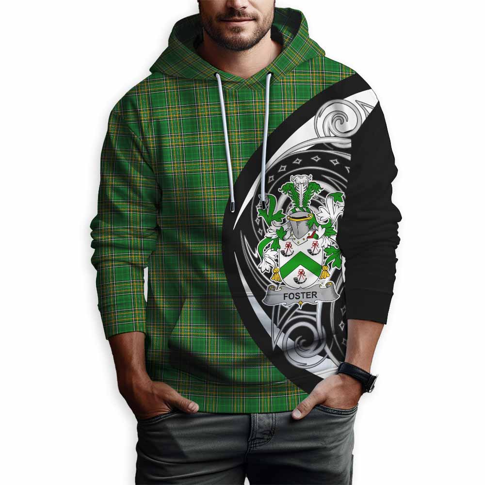 Tartan Vibes Clothing Foster Irish Clan Hoodie Celtic Circle Style