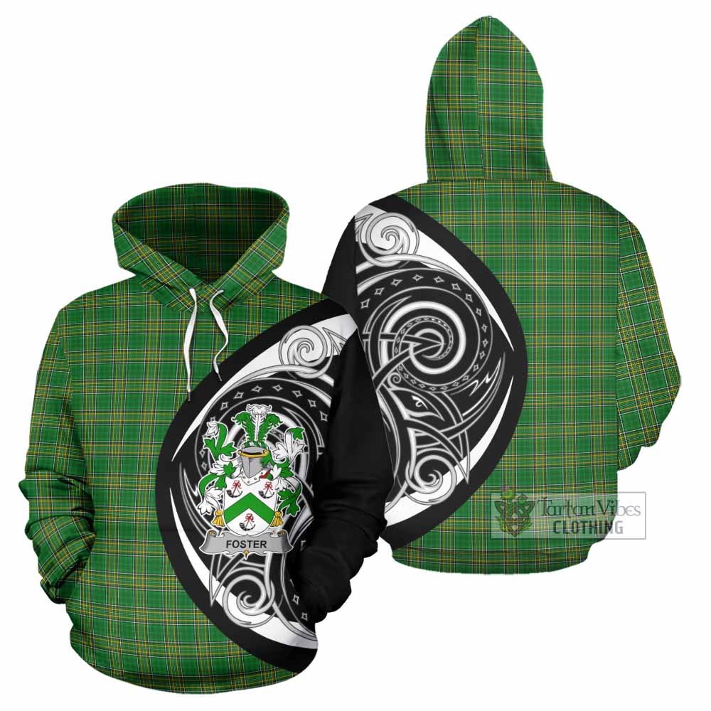 Tartan Vibes Clothing Foster Irish Clan Hoodie Celtic Circle Style