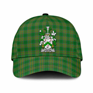 Foster Irish Clan Tartan Classic Cap with Coat of Arms
