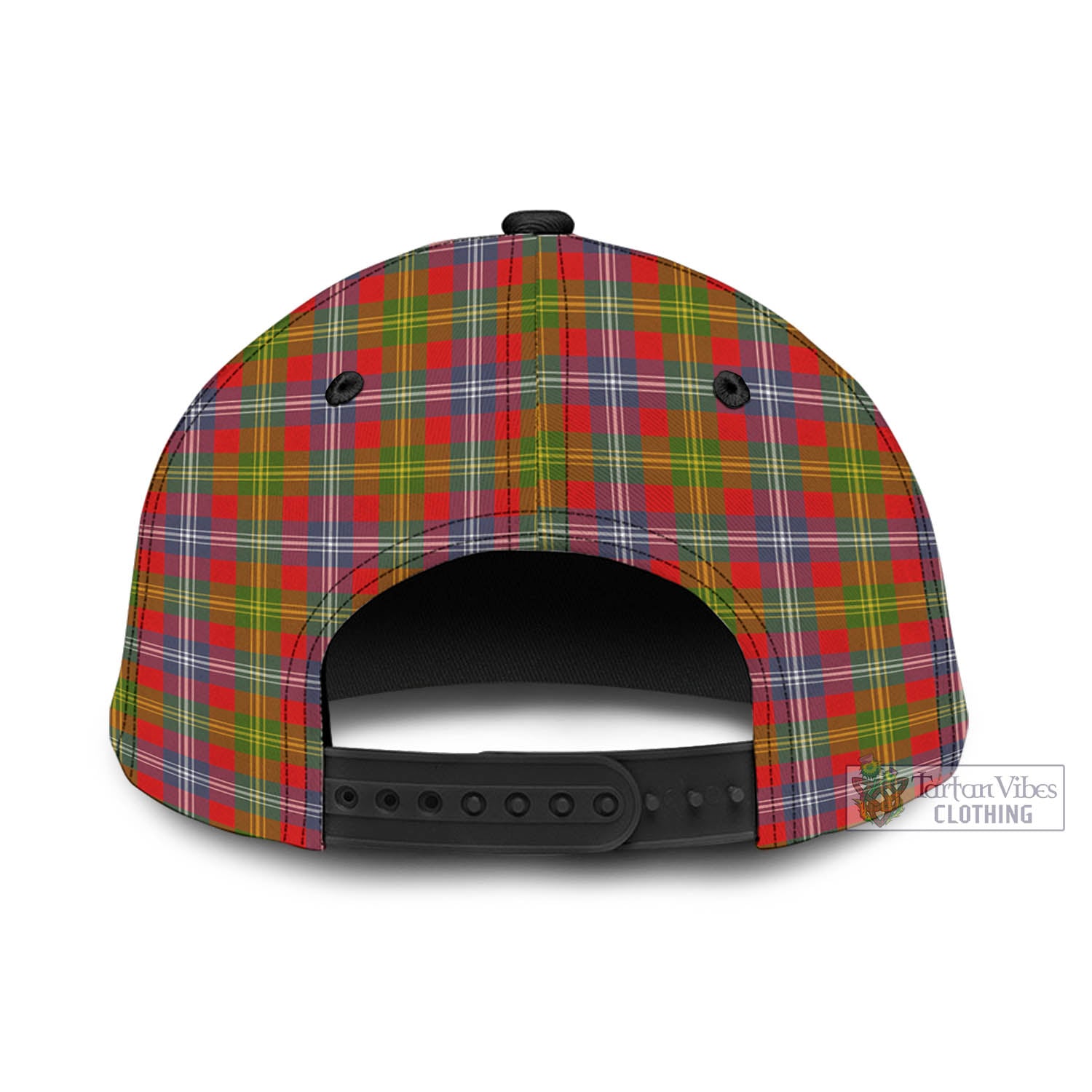Tartan Vibes Clothing Foster Modern Tartan Classic Cap with Family Crest In Me Style