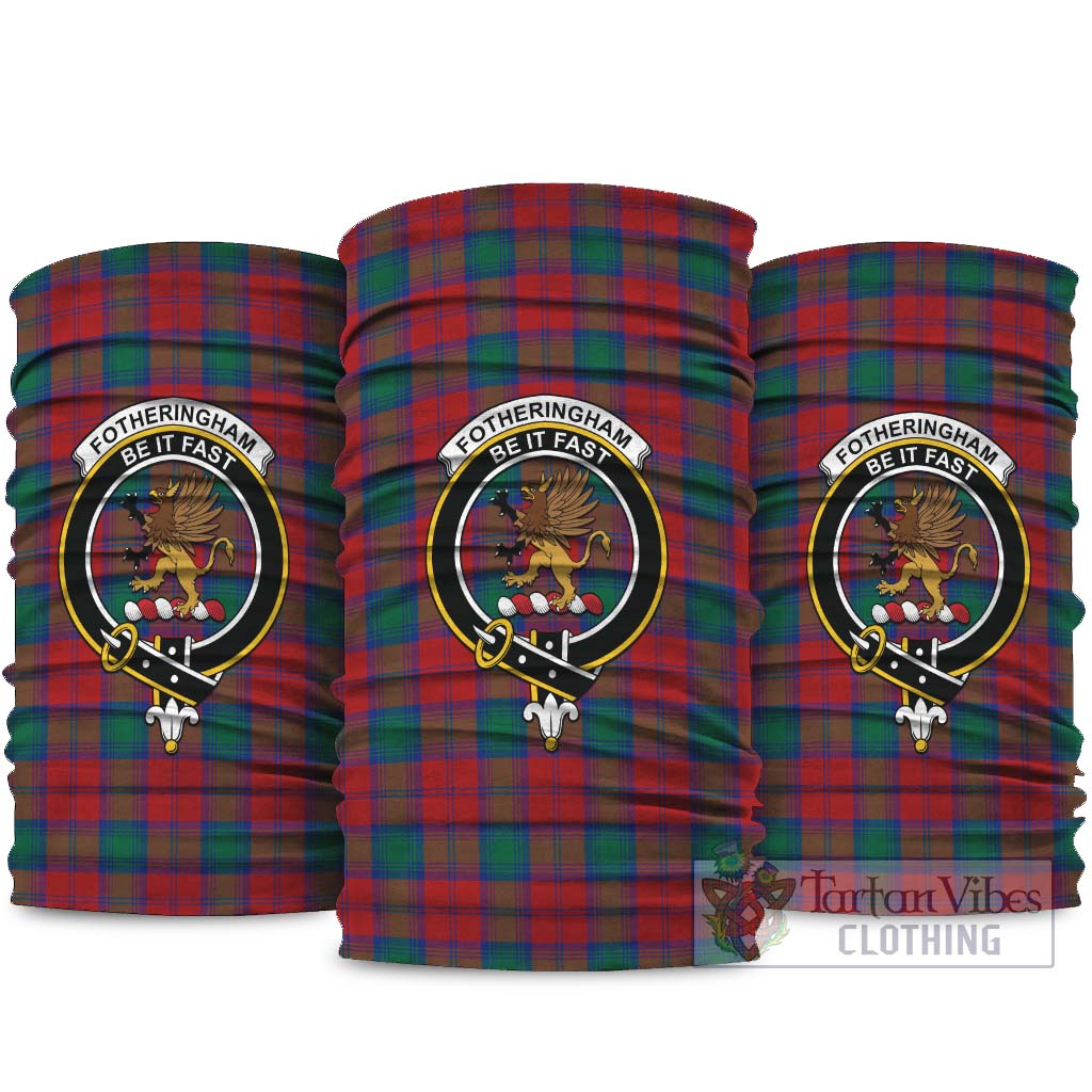 Fotheringham Tartan Neck Gaiters, Tartan Bandanas, Tartan Head Band with Family Crest
