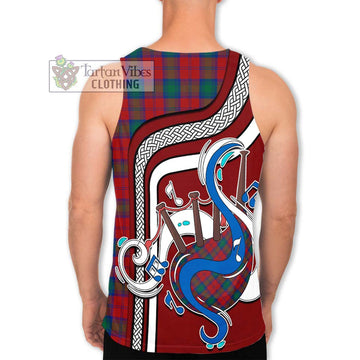 Fotheringham (Fotheringhame) Tartan Men's Tank Top with Epic Bagpipe Style - Tartanvibesclothing Shop