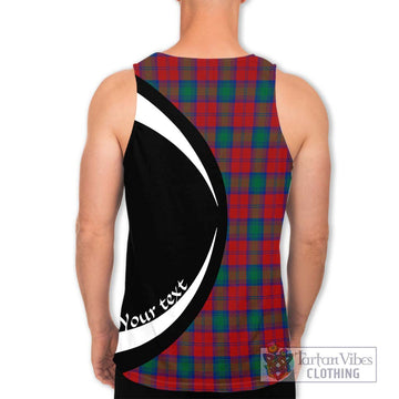 Fotheringham (Fotheringhame) Tartan Men's Tank Top with Family Crest Circle Style - Tartan Vibes Clothing