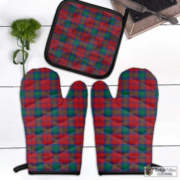 Fotheringham (Fotheringhame) Tartan Combo Oven Mitt & Pot-Holder Combo 1 Oven Mitt & 1 Pot-Holder Black - Tartan Vibes Clothing