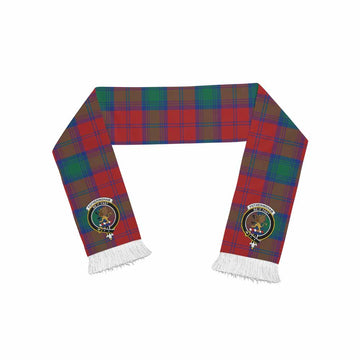 Tartan Vibes Clothing Fotheringham (Fotheringhame) Tartan Ruffneck Scarf with Family Crest