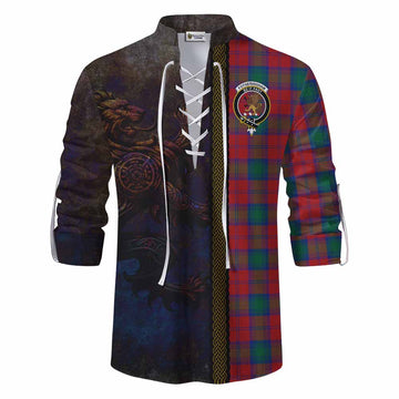 Fotheringham (Fotheringhame) Tartan Family Crest Ghillie Kilt Shirt Alba Gu Brath Be Brave Lion Ancient Style