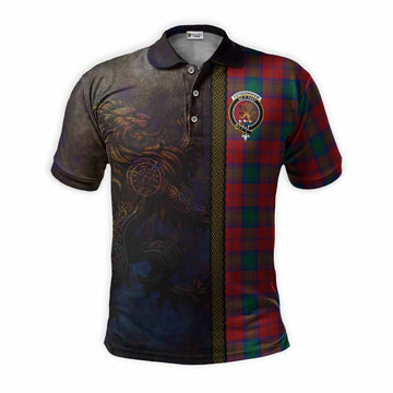 Fotheringham (Fotheringhame) Tartan Family Crest Polo Shirt Alba Gu Brath Be Brave Lion Ancient Style