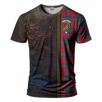 Fotheringham (Fotheringhame) Tartan Family Crest T-Shirt Alba Gu Brath Be Brave Lion Ancient Style