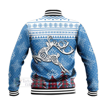 Fotheringham (Fotheringhame) Clan Christmas Baseball Jacket Celtic Reindeer Style