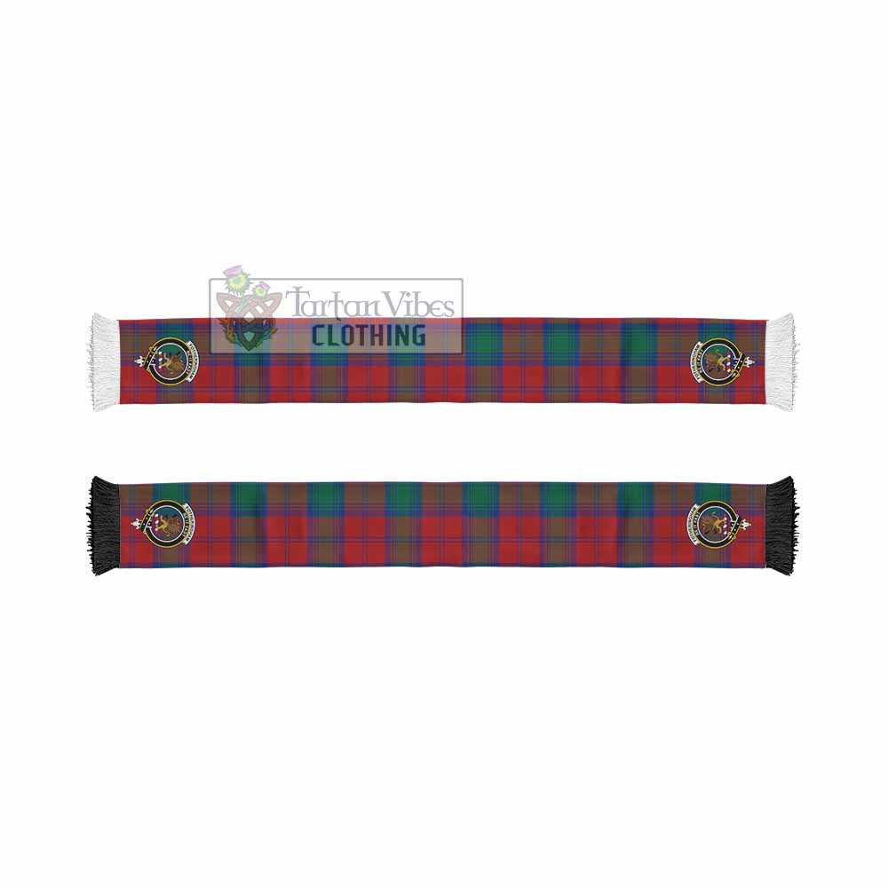 Tartan Vibes Clothing Fotheringham (Fotheringhame) Tartan Ruffneck Scarf with Family Crest