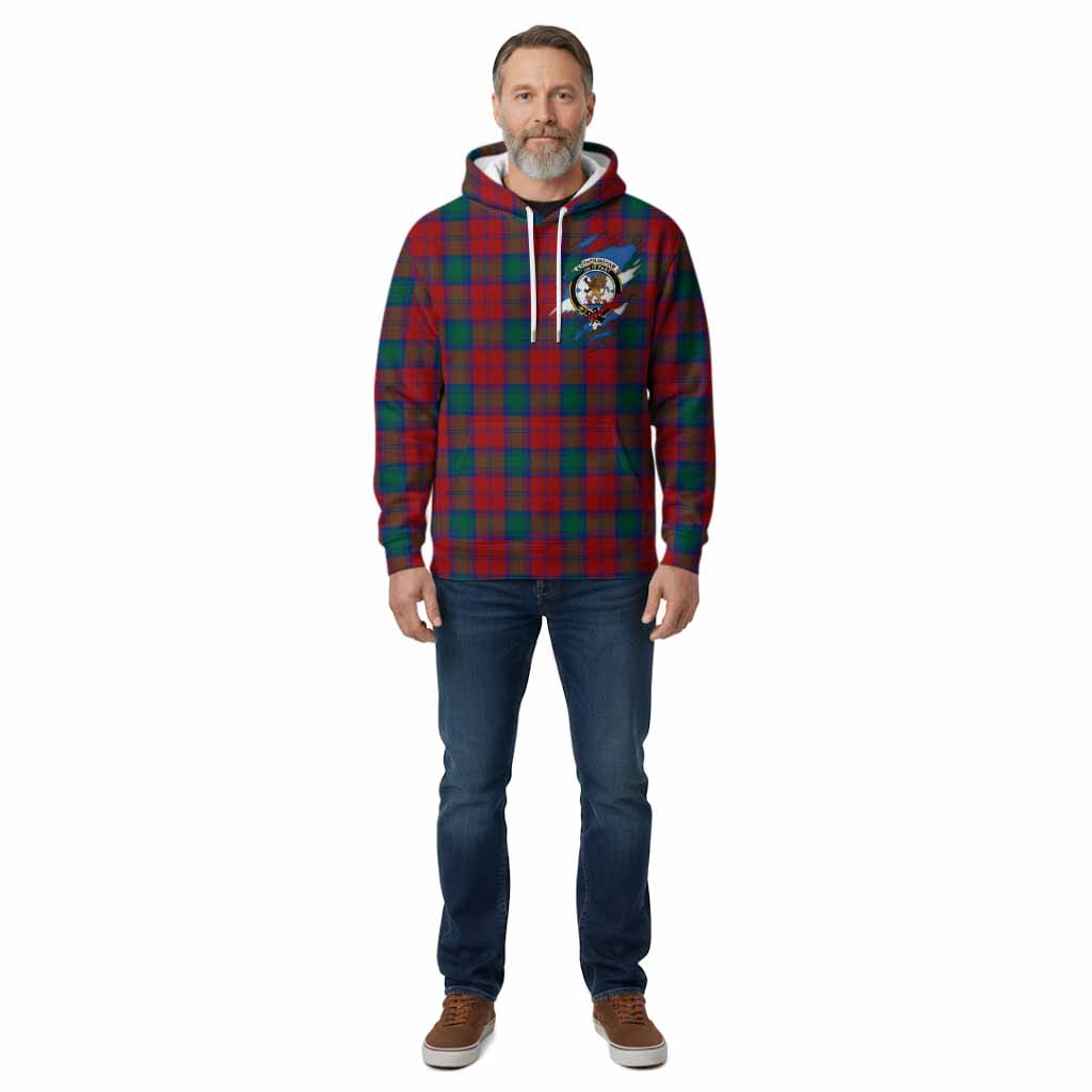 Fotheringham (Fotheringhame) Clan Crest In Me Tartan Cotton Hoodie Scotland Flag Style