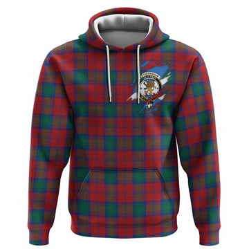 Fotheringham (Fotheringhame) Clan Crest In Me Tartan Hoodie Scotland Flag Style