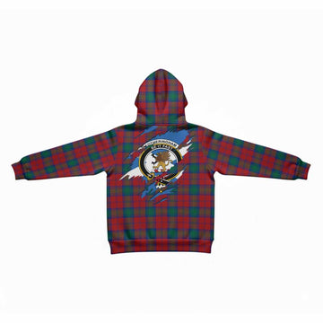 Fotheringham (Fotheringhame) Clan Crest In Me Tartan Kid Hoodie Scotland Flag Style