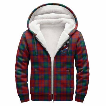 Fotheringham (Fotheringhame) Clan Crest In Me Tartan Sherpa Hoodie Scotland Flag Style